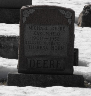 Deere, Karonheio | Kahnawake Protestant Cemetery